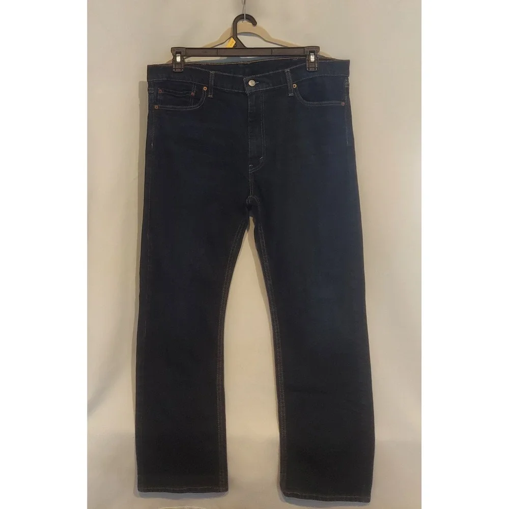 Levis Mens 513 Slim Straight Levis Flex Eco Performance Jeans Size 38/30
